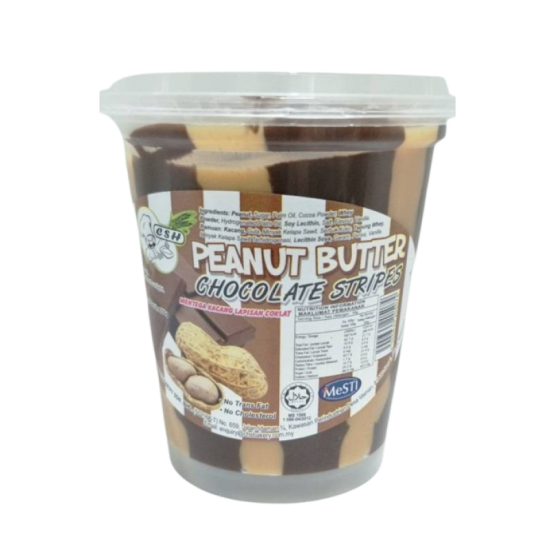 CSH PEANUT BUTTER CHOCOLATE STRIPES