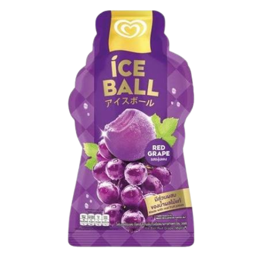 WALLS ICE BALL (GRAPE) ICE CREAM