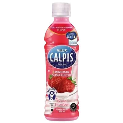 CALPIS CULTURED MILK DRINK STRAWBERRY BOTOL 350ML
